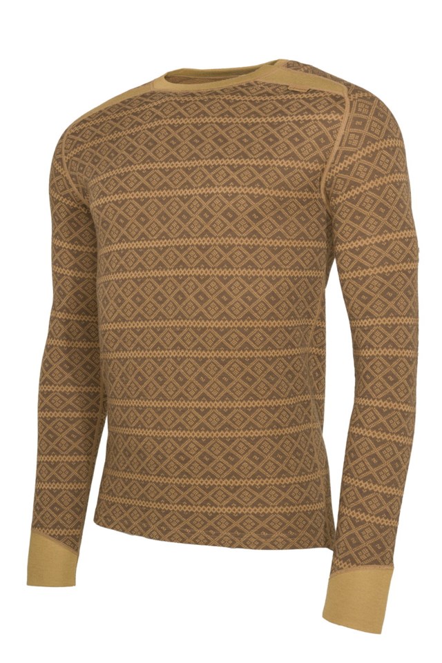 Rauland 2-lags ulltrøye Yellow Herre - 1