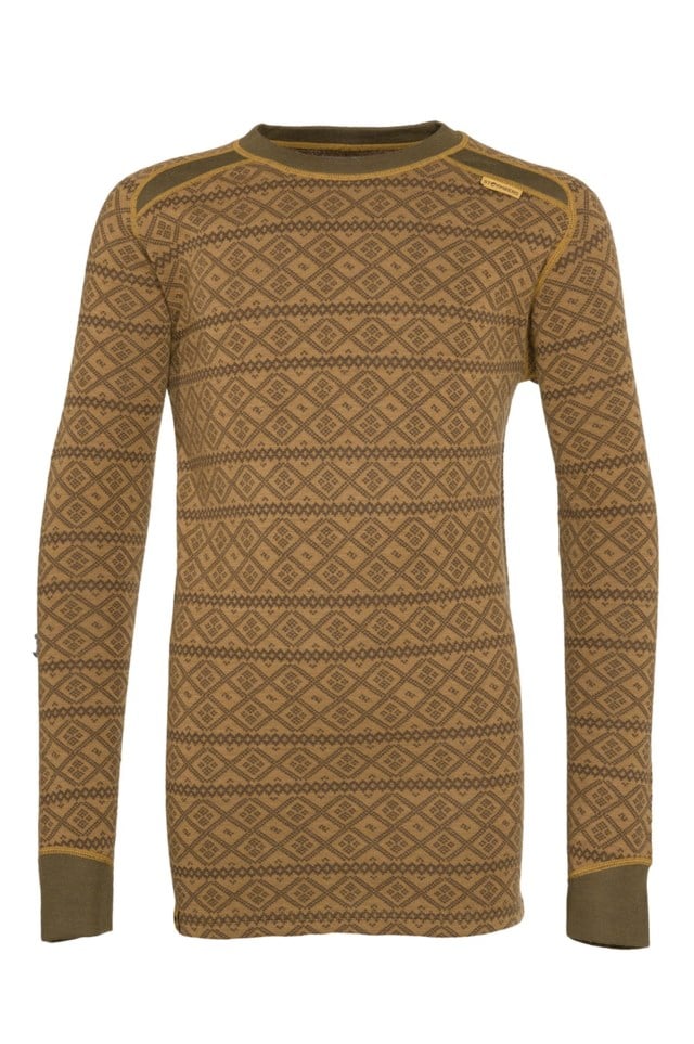 Rauland 2-lags ulltrøye barn 8-14 Yellow Barn - 1