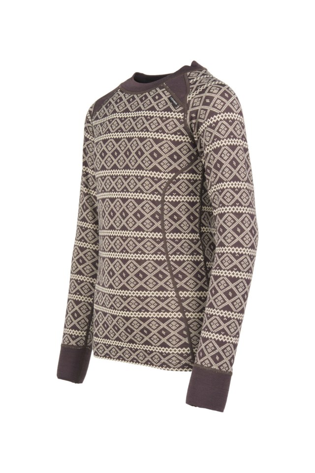 Rauland 2-lags ulltrøye barn 8-14 Brown|Beige Barn - 1