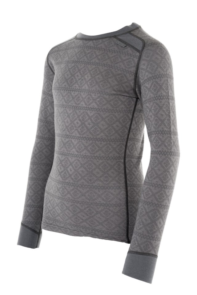 Rauland 2-lags ulltrøye barn 8-14 Steel Grey / Castlerock - 1