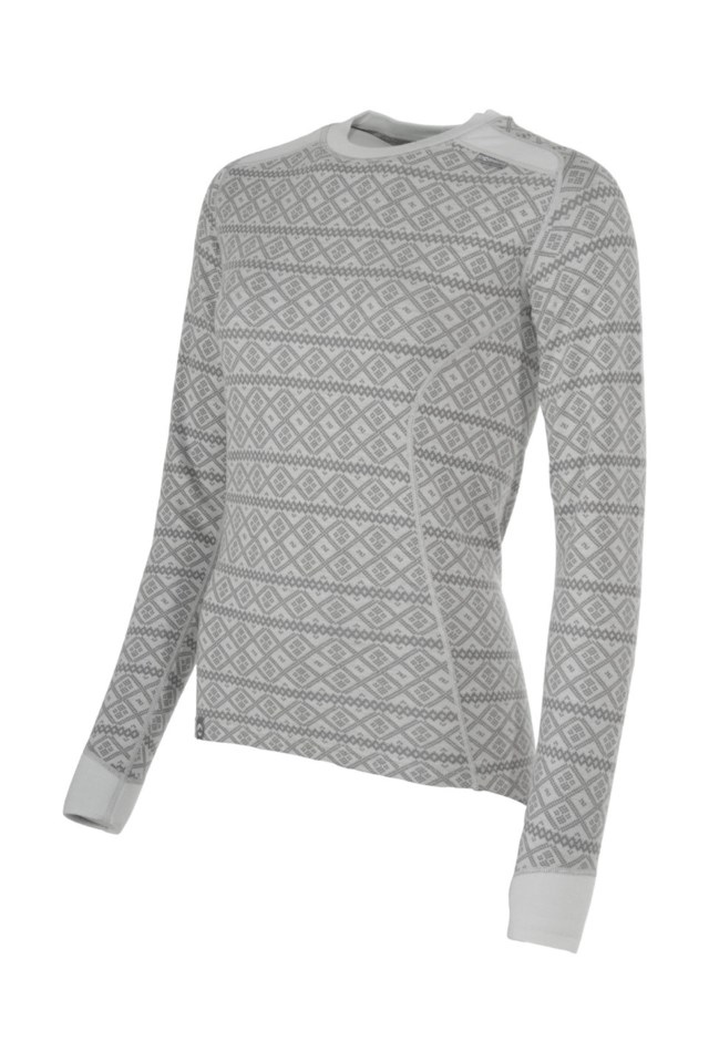 Rauland 2-lags ulltrøye Steel Gray / Jet Black - 1
