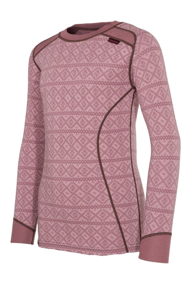 Rauland 2-lags ulltrøye barn 8-14 Pink Barn - 1