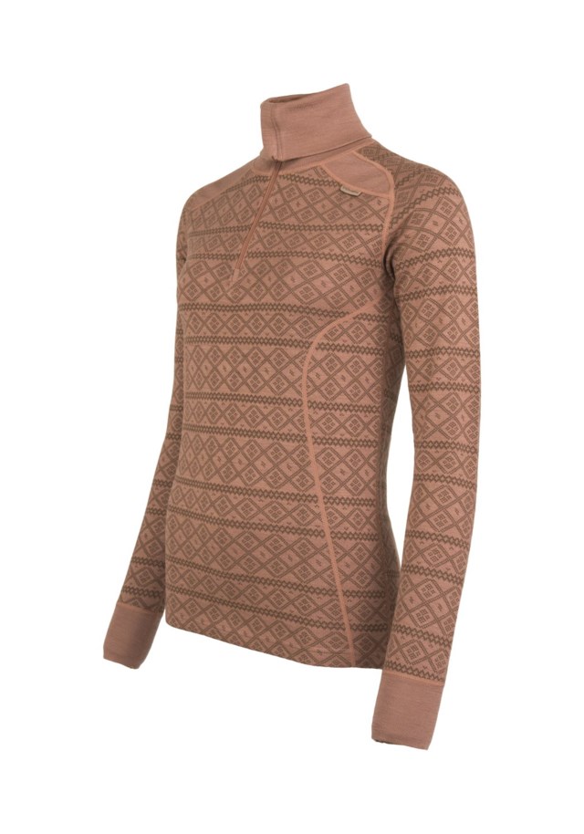 Rauland 2-lags Half Zip ulltrøye