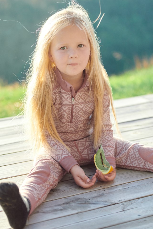 Rauland 2-lags ullongs barn 1-7 Pink Barn - 1