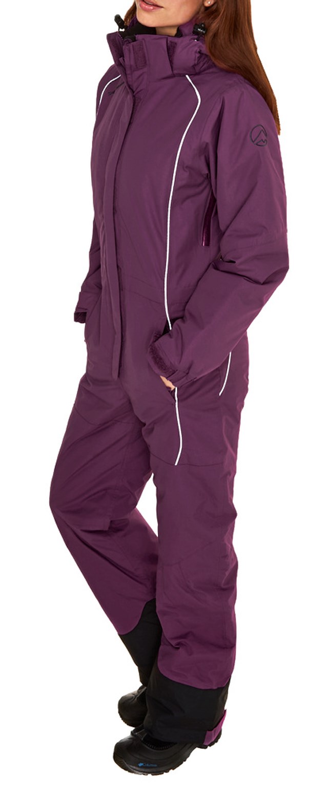 Ute vinterdress Purple Dame - 1