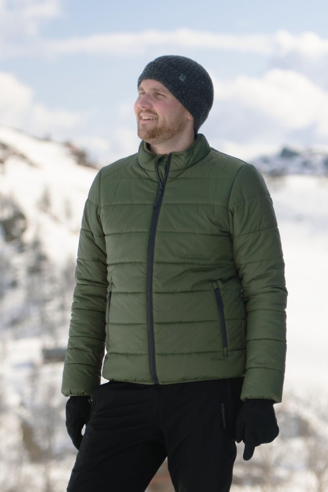 Strimfjord vattert jakke Thyme - 1