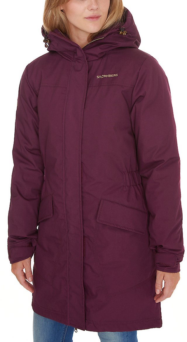 Lyngbudalen dunparkas Italian Plum - 1
