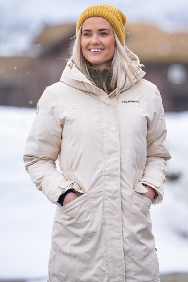 Lyngbudalen dunparkas Beige Dame - 1