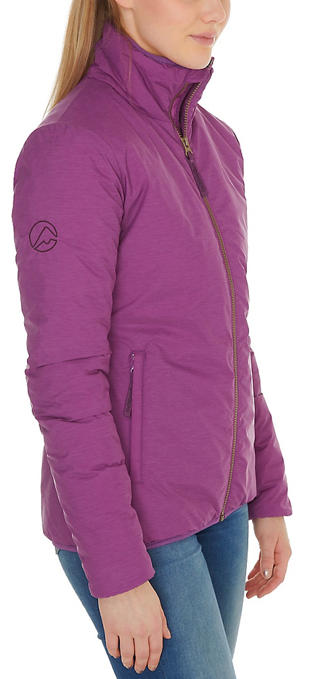 Florhei vattert jakke Purple Dame - 1