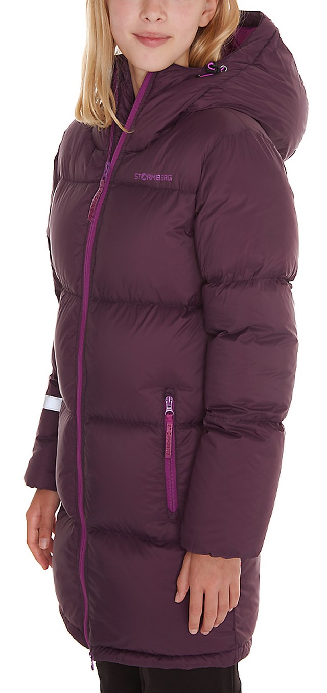 Folarskard dunparkas barn 8-14 Italian Plum - 1