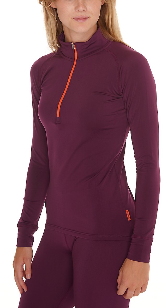 Lakkenstova Half Zip genser Italian Plum - 1