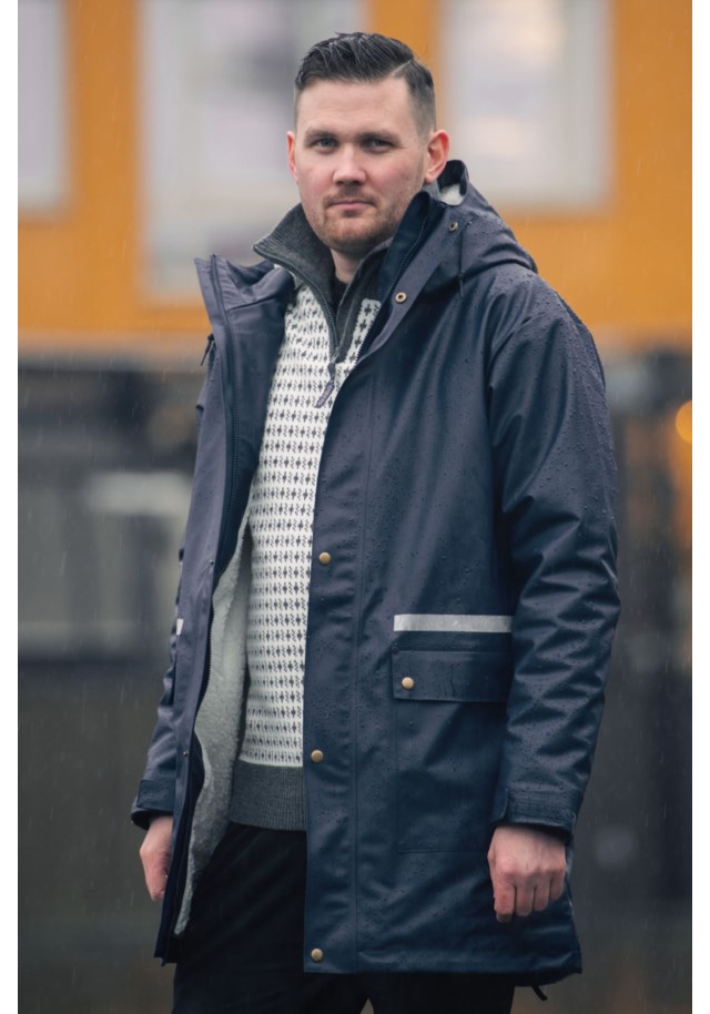 stormberg Vestergapet fôret regnparkas herre