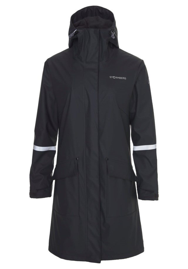 Stimyra regnkåpe Ebony Grey/Black - 1