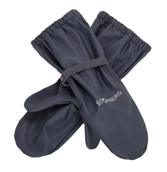 Tyssdal regnvotter barn 1-7 Black|Grey Barn - 1