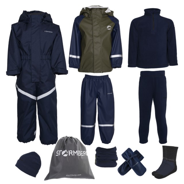 Tyssdal barnehagepakke barn 1-7 Dress Blues - 1