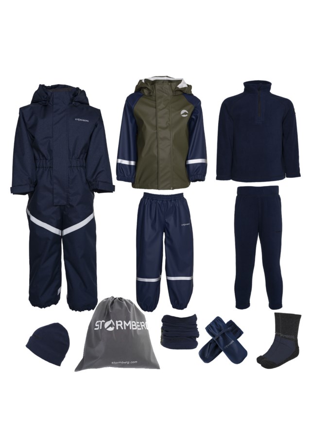 Tyssdal barnehagepakke i fargen Dress blue