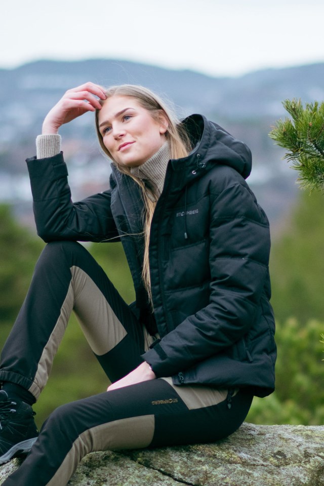 Svalbard dunjakke Black Dame - 1