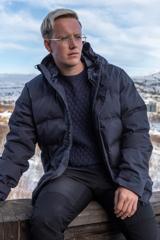 Svalbard dunjakke Blue Herre - 1