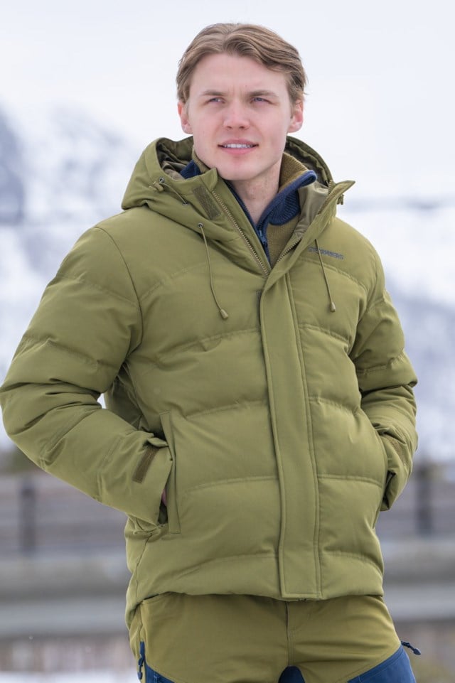Svalbard dunjakke Green Herre - 1