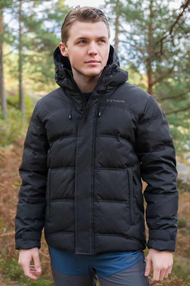 Svalbard dunjakke Jet Black/ Jet Black - 1