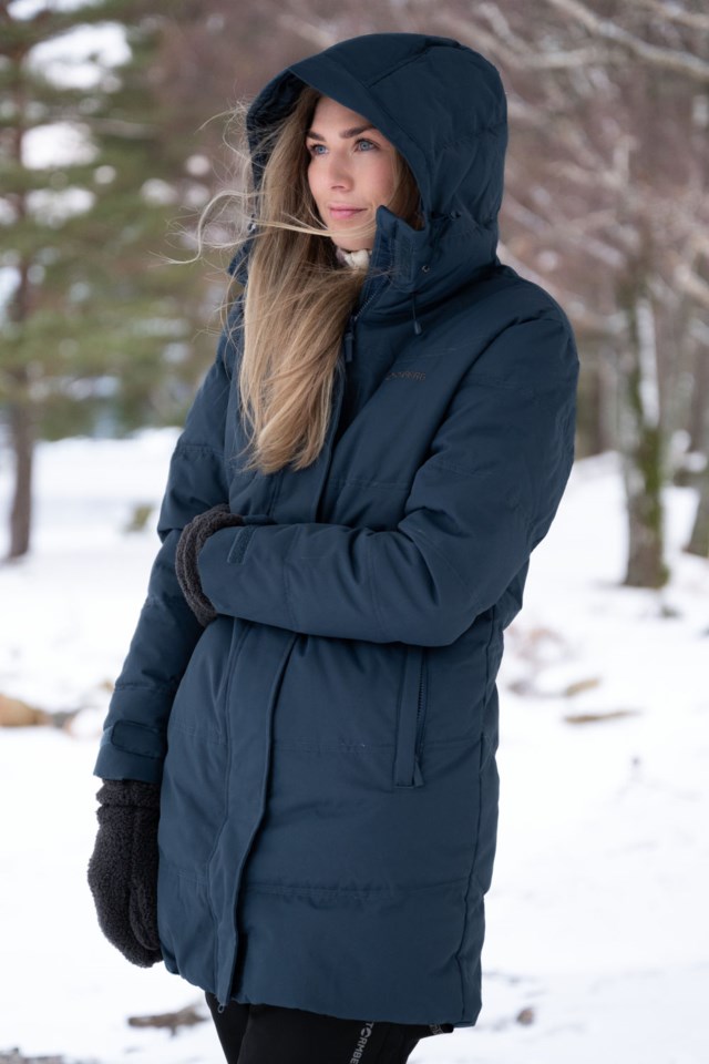 Svalbard dunparkas Blue Dame - 1