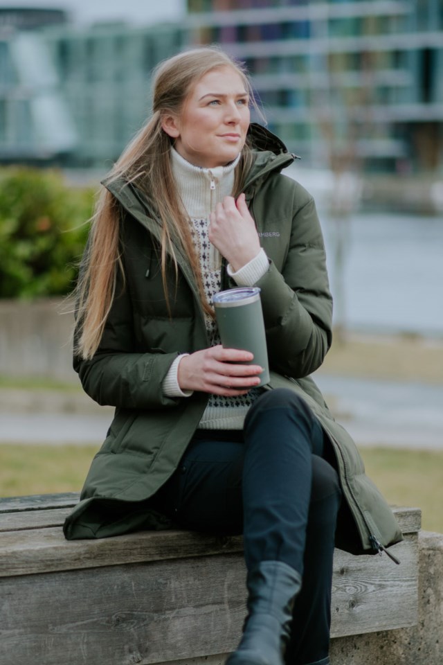 Svalbard dunparkas Green Dame - 1