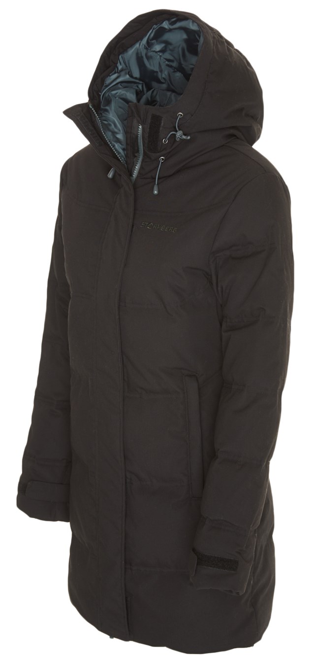 Svalbard dunparkas Jet Black - 1