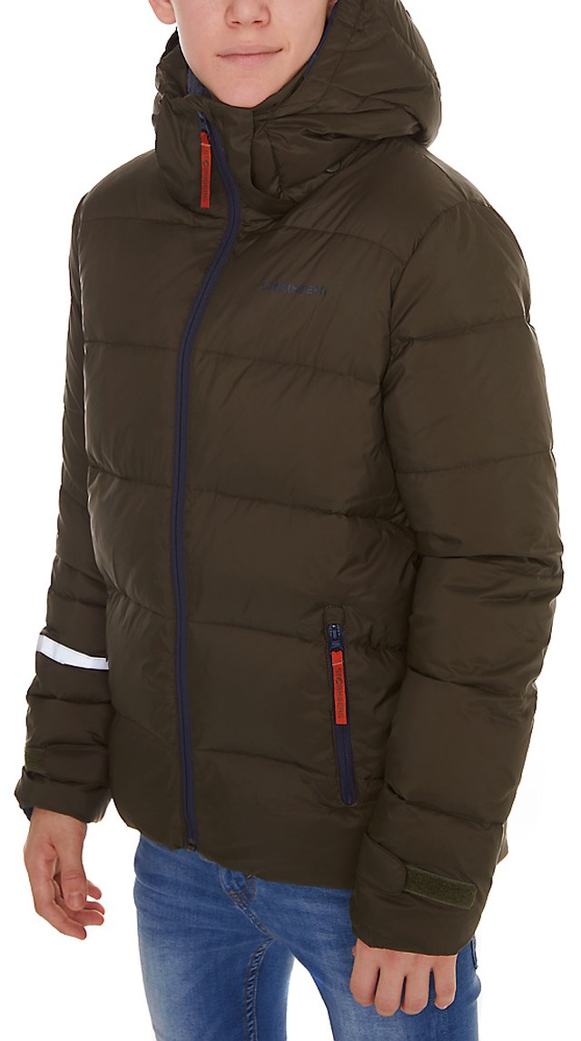 Hyfjell dunjakke barn 8-14 Green Barn - 1