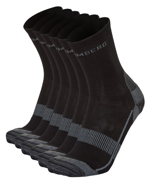 Nutevass 3-pack bambus sokk barn 1-7 Grey Barn - 1