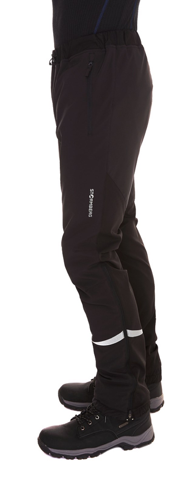 Farstien fôret bukse Jet Black - 1