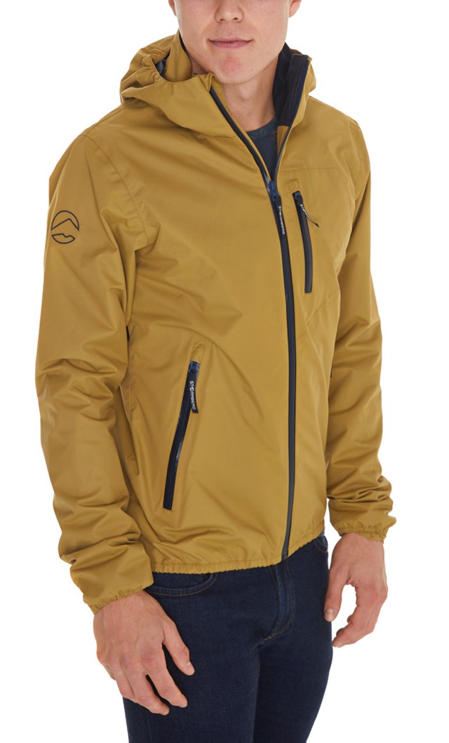 Lyhaugen skalljakke Yellow Herre - 1