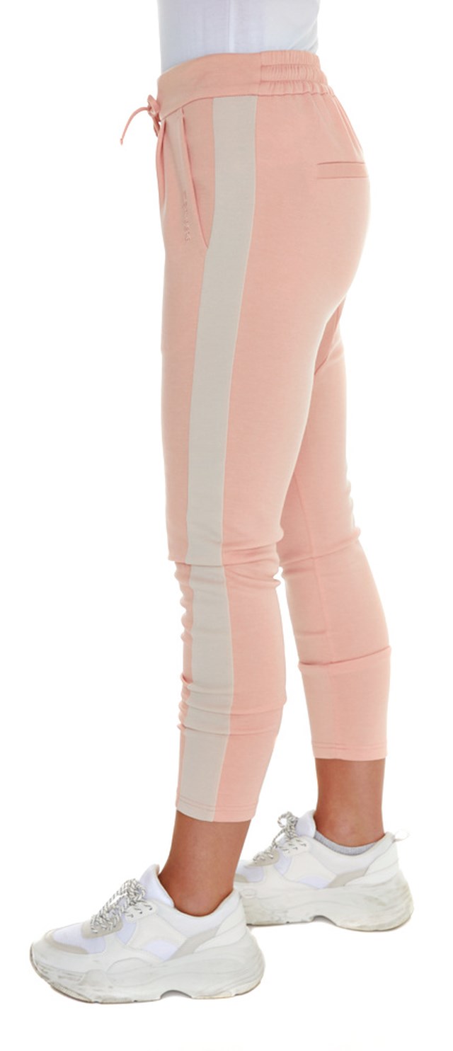 Viknadal stripe resirkulert joggers Rose Cloude/ Shell - 1