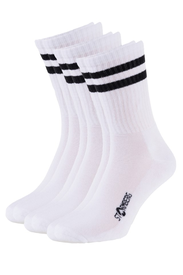 Hyen bambus sokk 3-pack White Unisex - 1