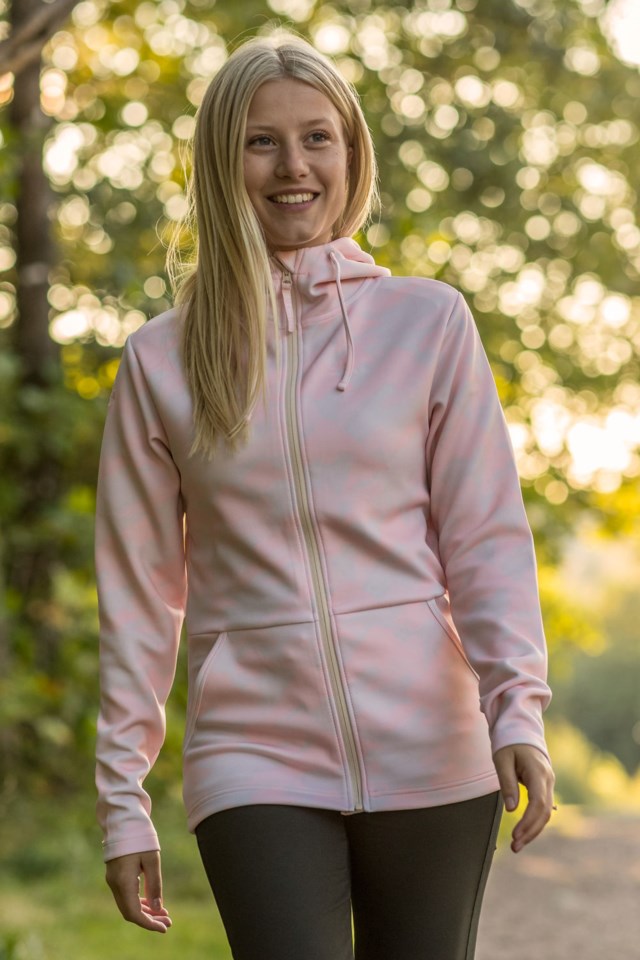 Viknanes resirkulert hettejakke Pink Dame - 1