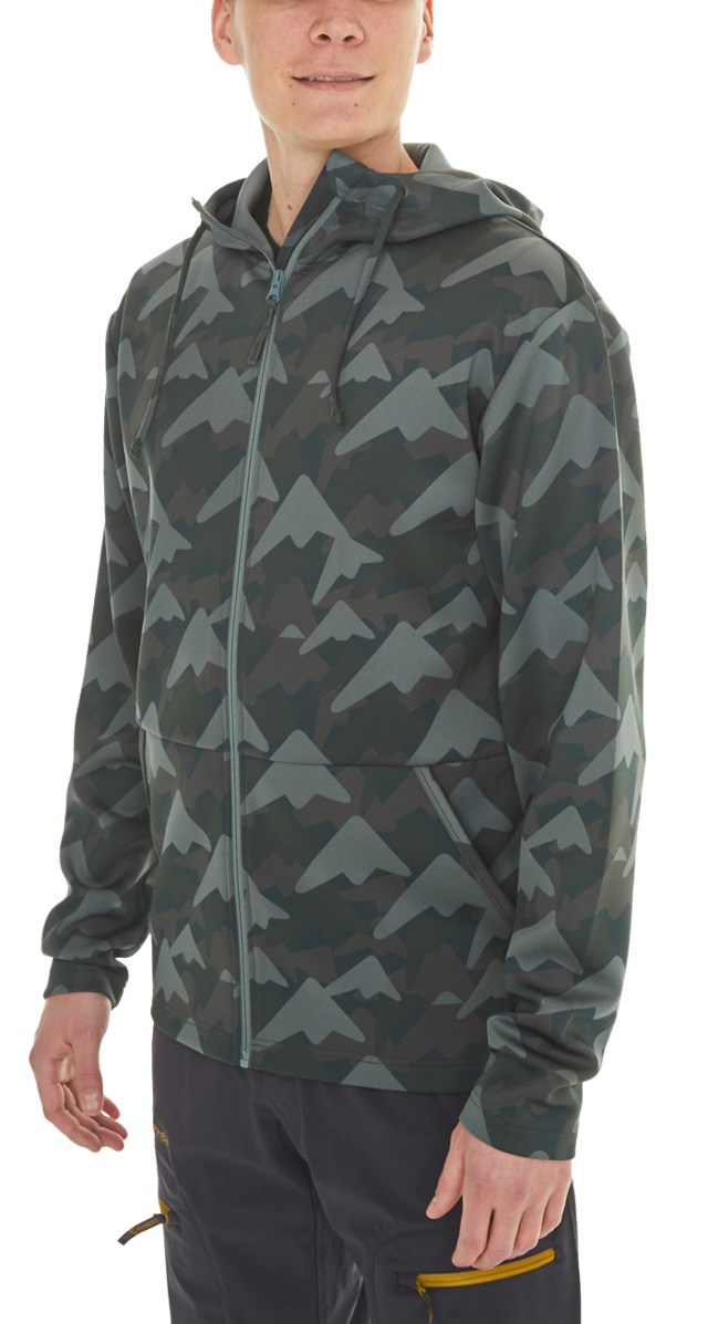 Viknanes camo resirkulert hettejakke Balsam Green - 1