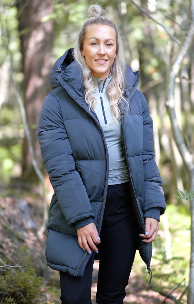 Nyrud vattert parkas dame Grey Dame - 1