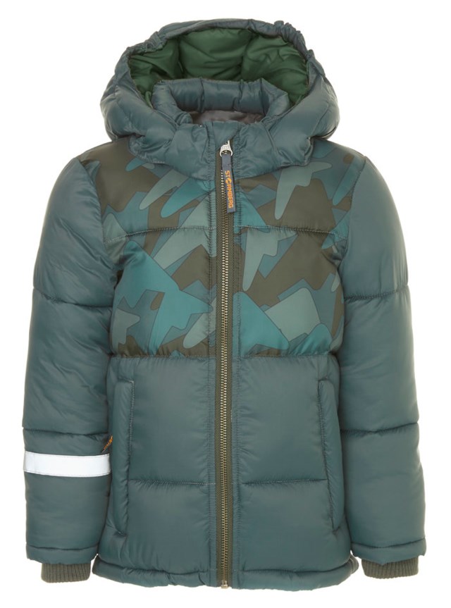 Lomen vattert jakke barn 1-7 Green Barn - 1