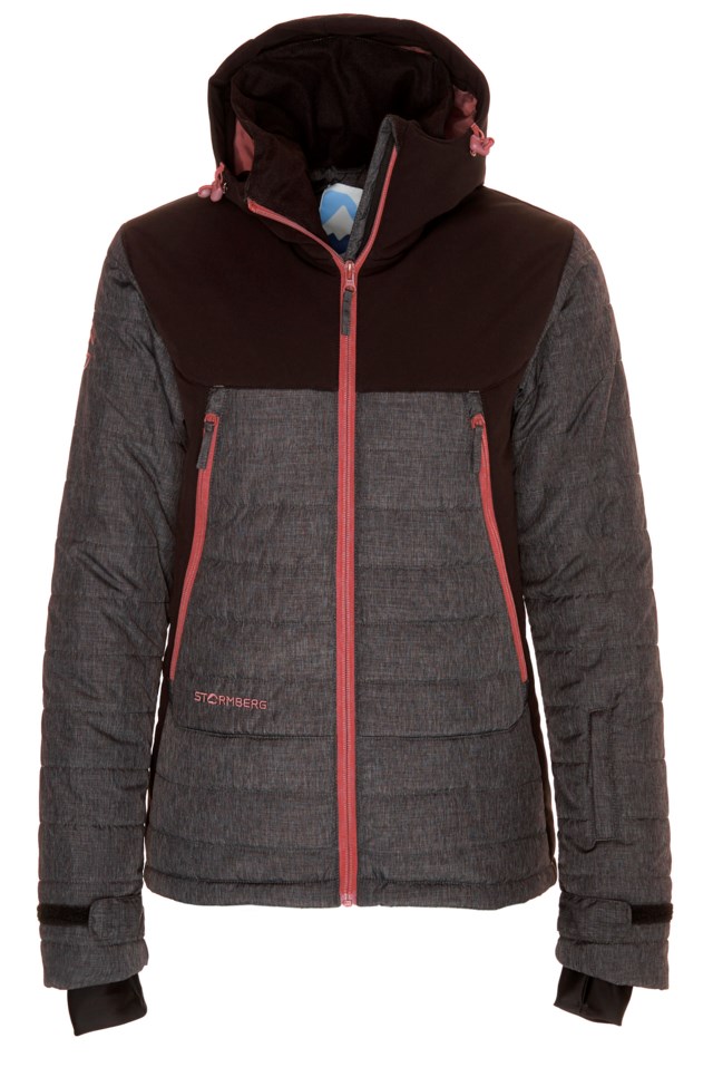 Brekstad vattert jakke Black|Pink Dame - 1