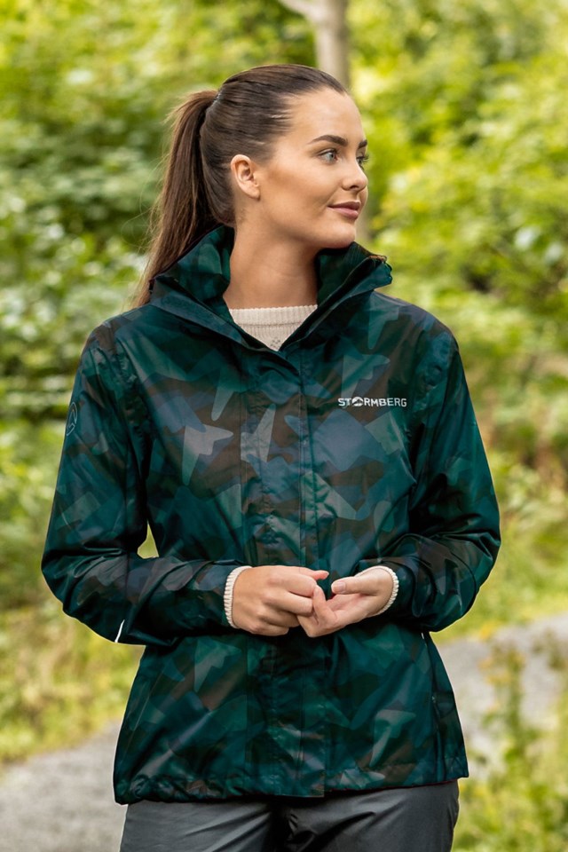 Mjelle camo regnjakke Multicolor Dame - 1