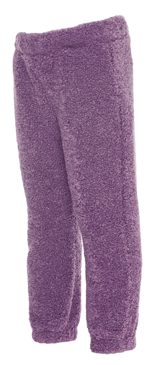Ljoshei fleecebukse barn 1-7 Black Plum - 1