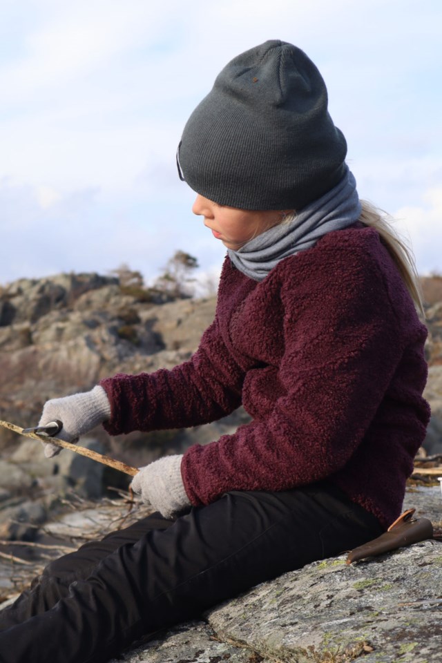 Ljoshei fleecejakke barn 8-14 Purple Barn - 1