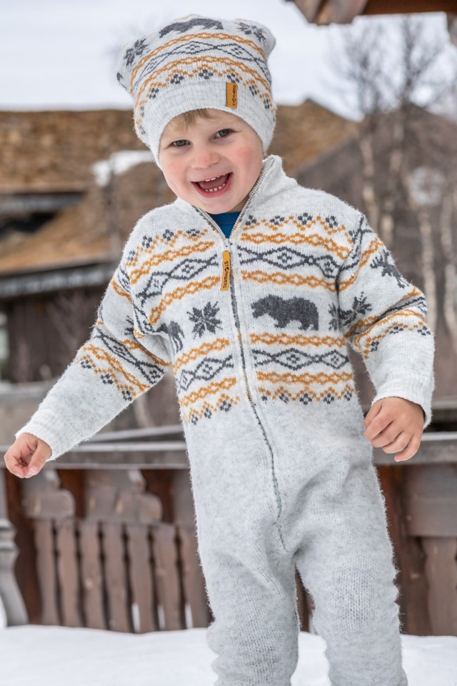 Budalen heldress barn 1-7 Light grey - 1