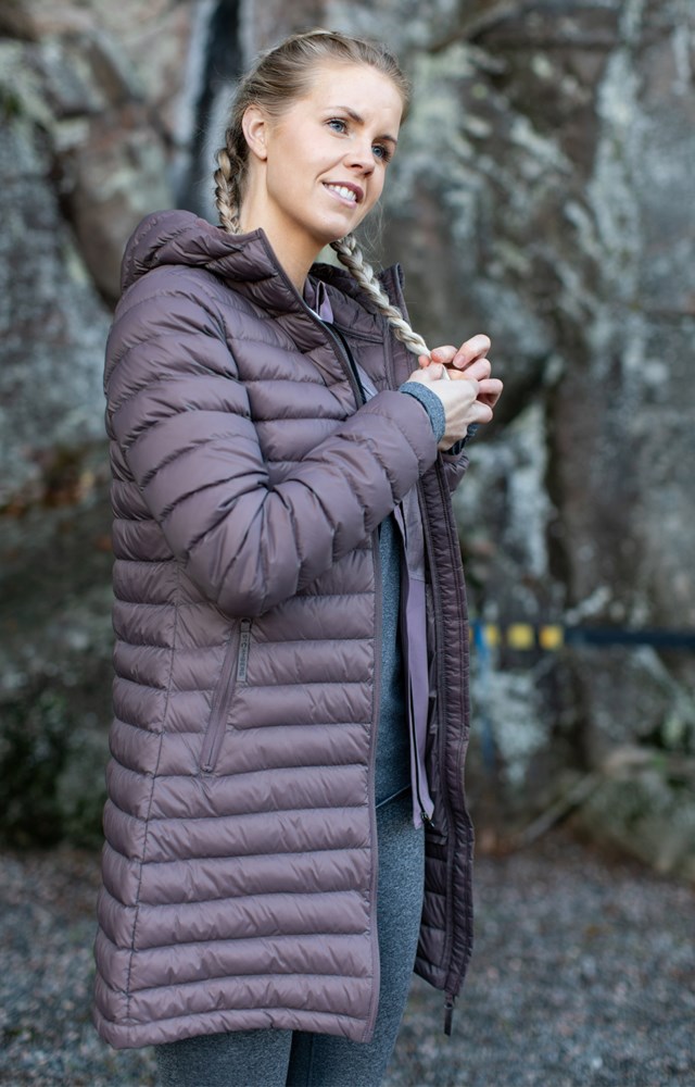 Folgefonna dunparkas Brown Dame - 1