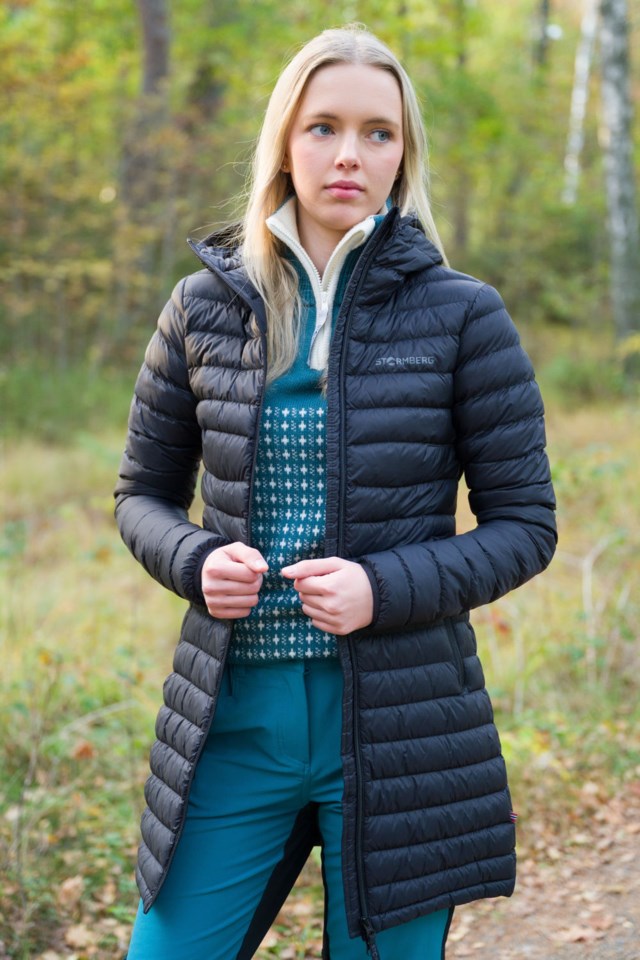 Folgefonna dunparkas Black Dame - 1