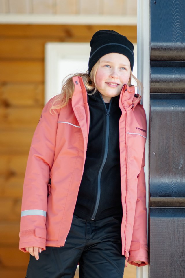 Dalfonna vattert jakke barn 8-14 Pink Barn - 1