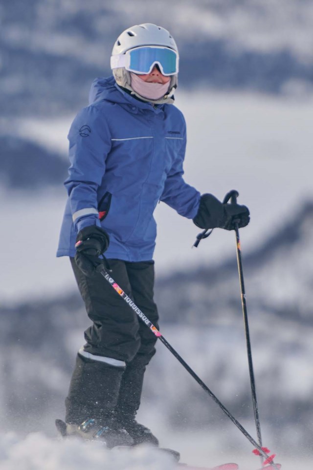 Dalfonna vattert jakke barn 8-14 Bijou Blue - 1