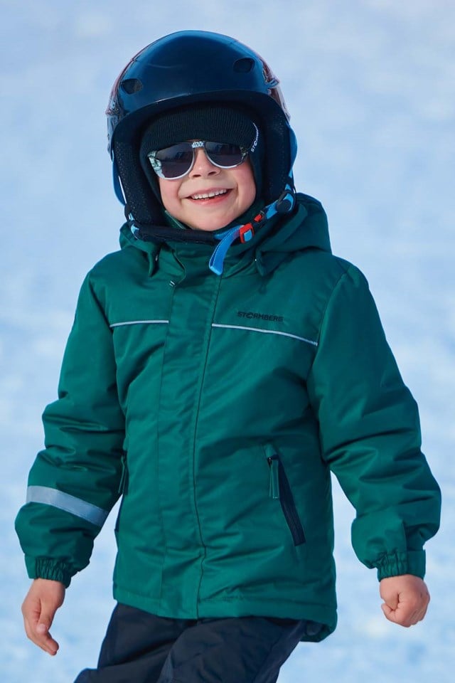 Dalfonna vattert jakke barn 1-7 Green Barn - 1