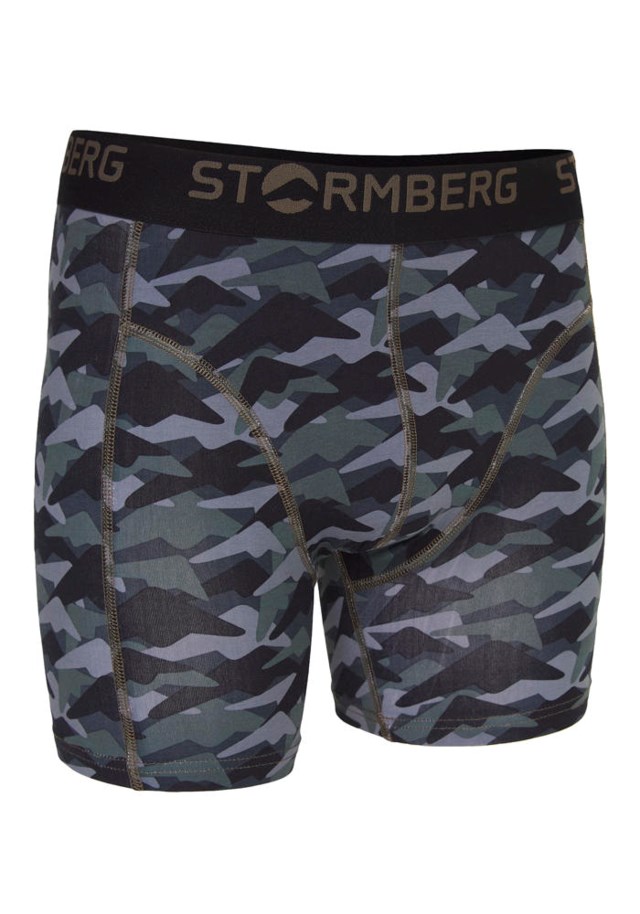 Sval lang camo boxer Jet Black/Ebony grey - 1