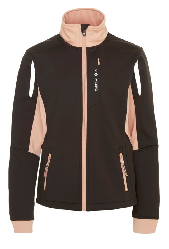 Mylla softshelljakke barn 8-14 Black|Pink Barn - 1