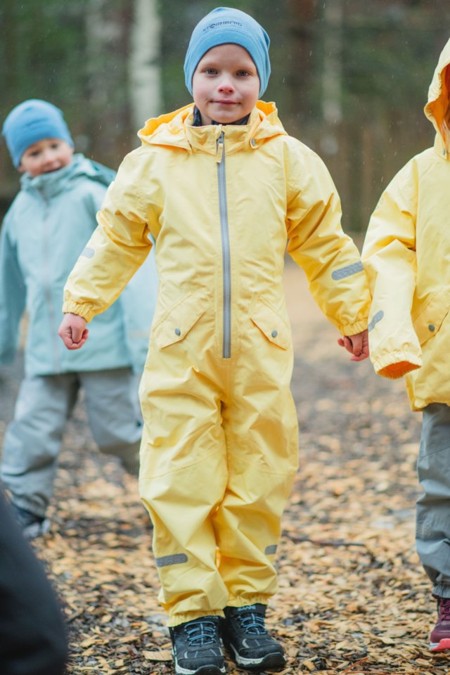Harestua parkdress barn 1-7 Pale Banana - 1